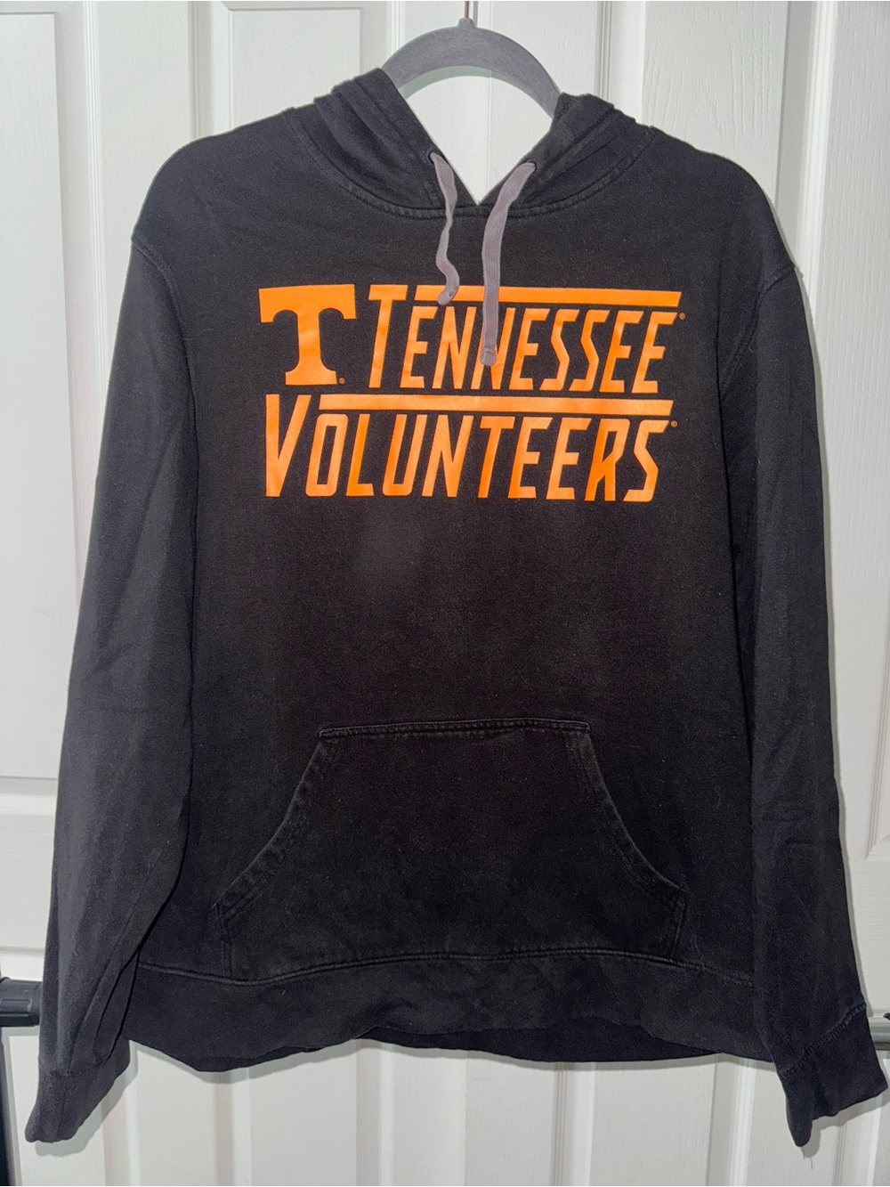 Tennessee Volunteers Black Hoodie with Orange Logo